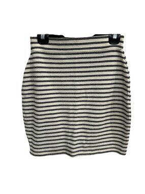 Resource Classic Striped Knit Mini Skirt Size Medium Preppy Coastal Grandma